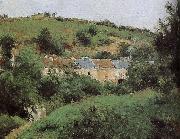 Camille Pissarro rural road painting